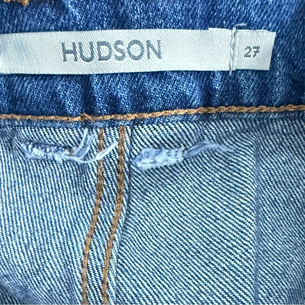 HUDSON Women’s High Rise Cargo Wide Leg Denim Jeans Blue 27 NWT - Picture 14 of 16